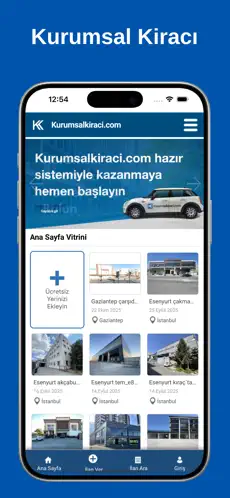 Kurumsal Kiracı Android ve iOS Webview