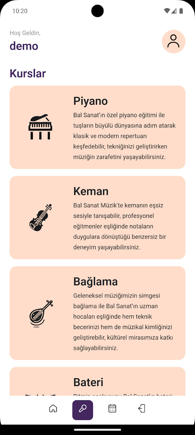 Bal Sanat Android ve iOS Webview